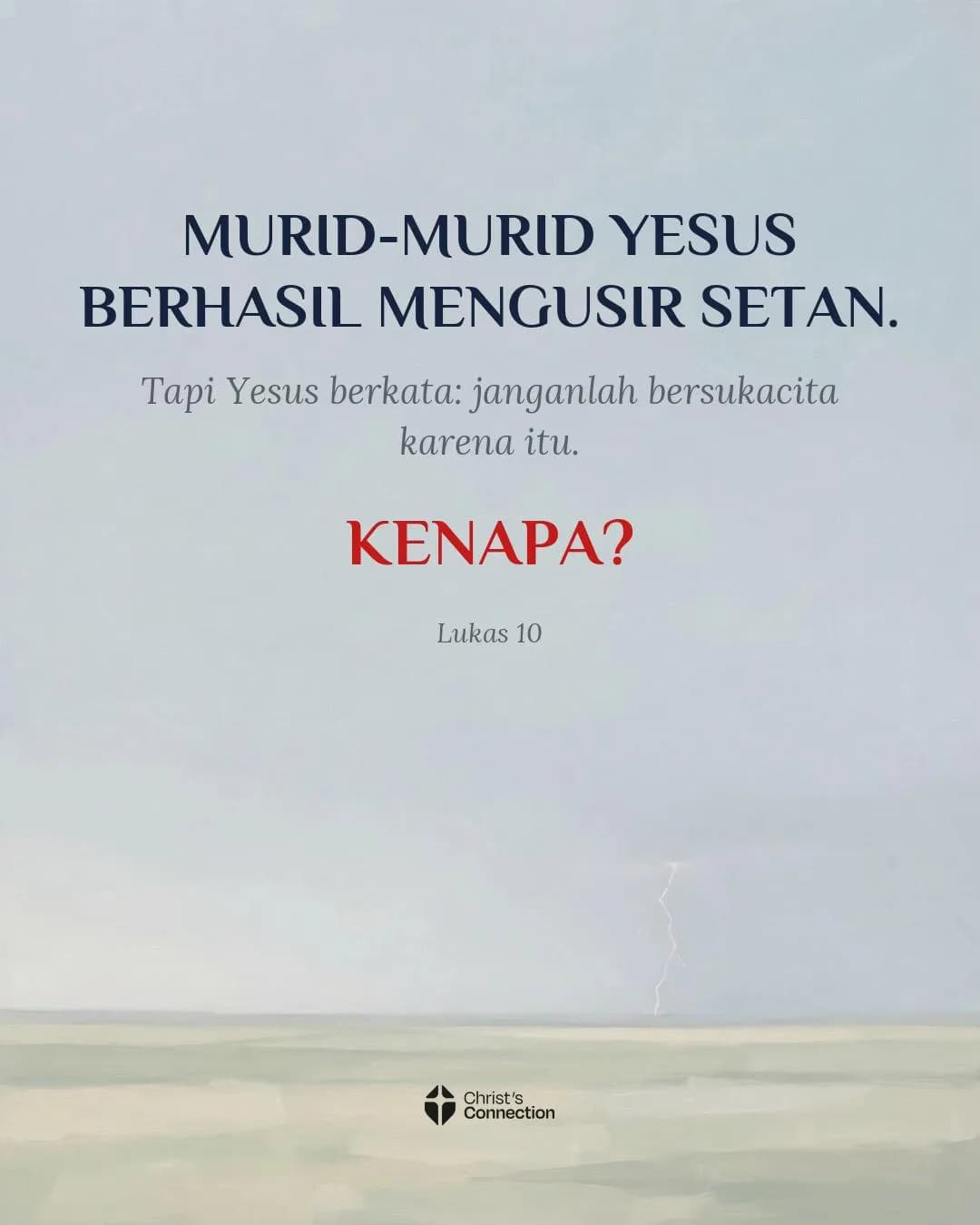 Buka renungan mingguan di TikTok: Murid-murid Yesus berhasil mengusir setan. Tapi Yesus berkata: janganlah bersukacita ka…